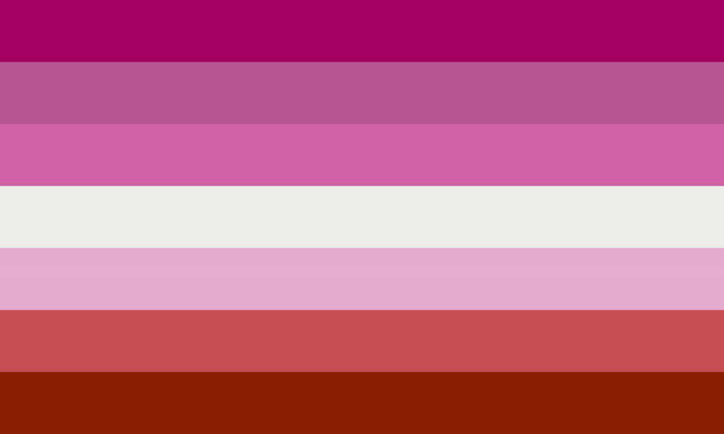 Pride-Flagge von homosexuellen Frauen